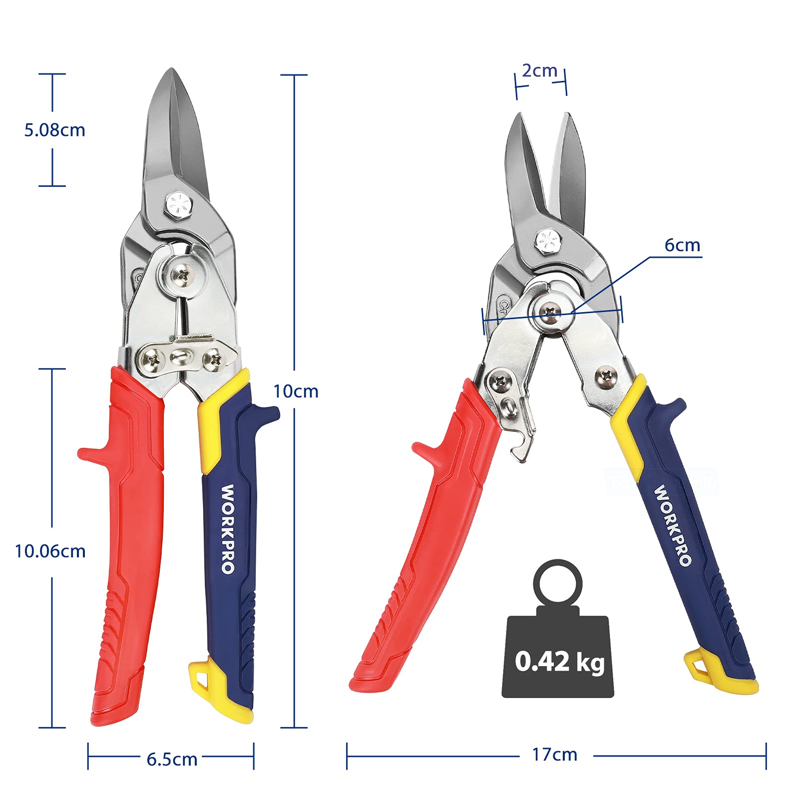Mua Workpro All Purpose Scissors Metal Cutting Scissors Aviation Snip