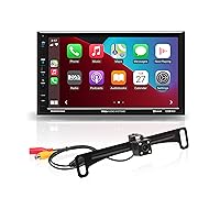 BOSS Audio Systems BVCP9700A-C Car Stereo System - Apple CarPlay, Android Auto, 7 Inch Double Din, Touchscreen, Bluetooth Audio and Calling Head Unit, Radio Receiver, No CD Player, Backup Camera