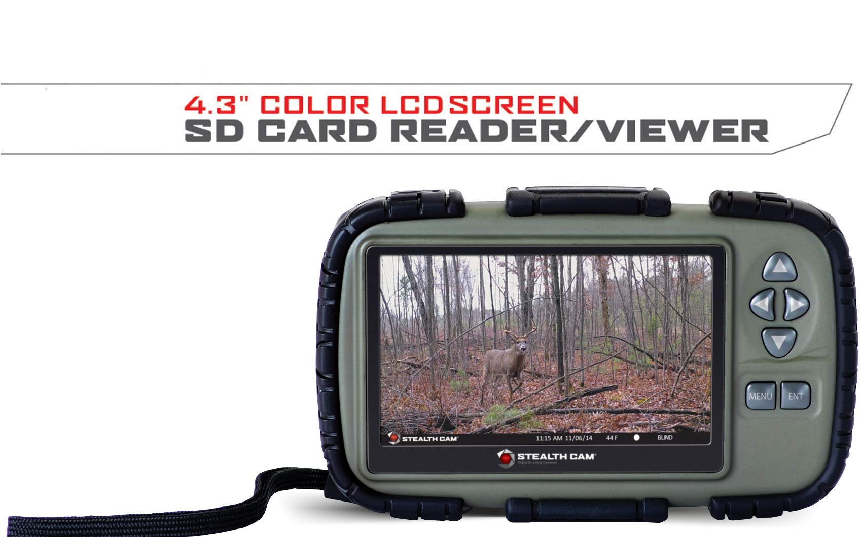 Stealth Cam SD Card Reader and Viewer with 4.3