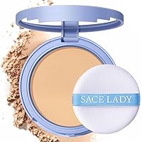 Oil Control Face Pressed Powder, Matte and Smooth Translucent Powder Setting Powder Makeup, Waterproof Long Lasting Finishing Face Powder, Cruelty-free, 0.35Oz (02 Natural)