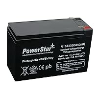 PowerStar® New 12V 9AH Battery for JohnLite Thor-X 12V 7.5Ah Spotlight 2 Year Warranty