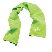 Ergodyne Chill Its 6602 Cooling Towel, Long Lasting Cooling Relief,Lime 29.50