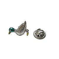 Colored Mallard Duck Lapel Pin