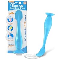 Bumco Diaper Cream Spatula - BPA-Free Butt Paste Diaper Cream Applicator, Soft & Flexible Diaper Rash Cream Applicator, Butt Spatula Baby, Mom-Invented Diaper Bag Essentials (Blue)