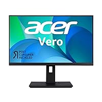 Acer Vero BR277 bmiprx 27” Full HD IPS Zero-Frame Monitor with Adaptive-Sync | 75Hz Refresh Rate | 4ms | EPEAT Silver | Made with Post-Consumer Recycled (PCR) Material (Display Port, HDMI 1.4 & VGA)