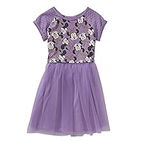 Minnie Mouse Disney Girls' Tutu Purple-Lilac Dress