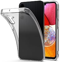 CoverON Designed for Samsung Galaxy A15 Case Clear, Slim Crystal Clear TPU Rubber Flexible Soft Skin Cover Protective Sleeve Phone Case - Transparent