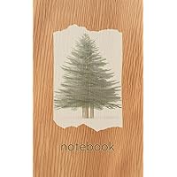 Simplified Notebook - Minimalistic: Natural Environment - Wood Grain