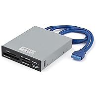 StarTech.com USB 3.0 Internal Multi-Card Reader with UHS-II Support - SecureDigital/Micro SD/Memory Stick/Compact Flash Memory Card Reader (35FCREADBU3)