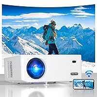 5G WiFi Bluetooth Projector, Portable 15000L Native 1080P Support 4K 2023 Upgraded VISULAPEX Video Smart Home Theater Movie, Zoom Function, Max 250