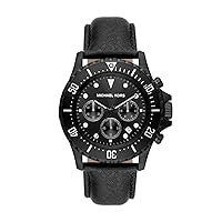 Michael Kors Everest Men's Watch, Stainless Steel Watch for Men with Steel, Leather, or Silicone Band