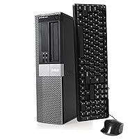Dell Optiplex 980 Desktop Computer Package, Intel Core i5 3.2 GHz, 8GB RAM, 500GB HDD,Keyboard/Mouse,DVD,Windows 10 (W10 Home, 8GB RAM, 500GB HDD) (Renewed)