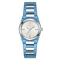 Furla Women's Stainless Steel & Blue Acetate Bracelet Watch (Model: WW00028007L1)