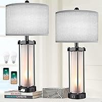 Table Lamps for Living Room Set of 2,26