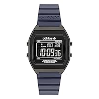 Adidas Navy Blue Resin Strap Digital Watch (Model: AOST220772I)