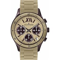 Jacques Lemans Women's 1-1587S Rome Sports Sport Analog Chronograph with Silicone Strap Watch