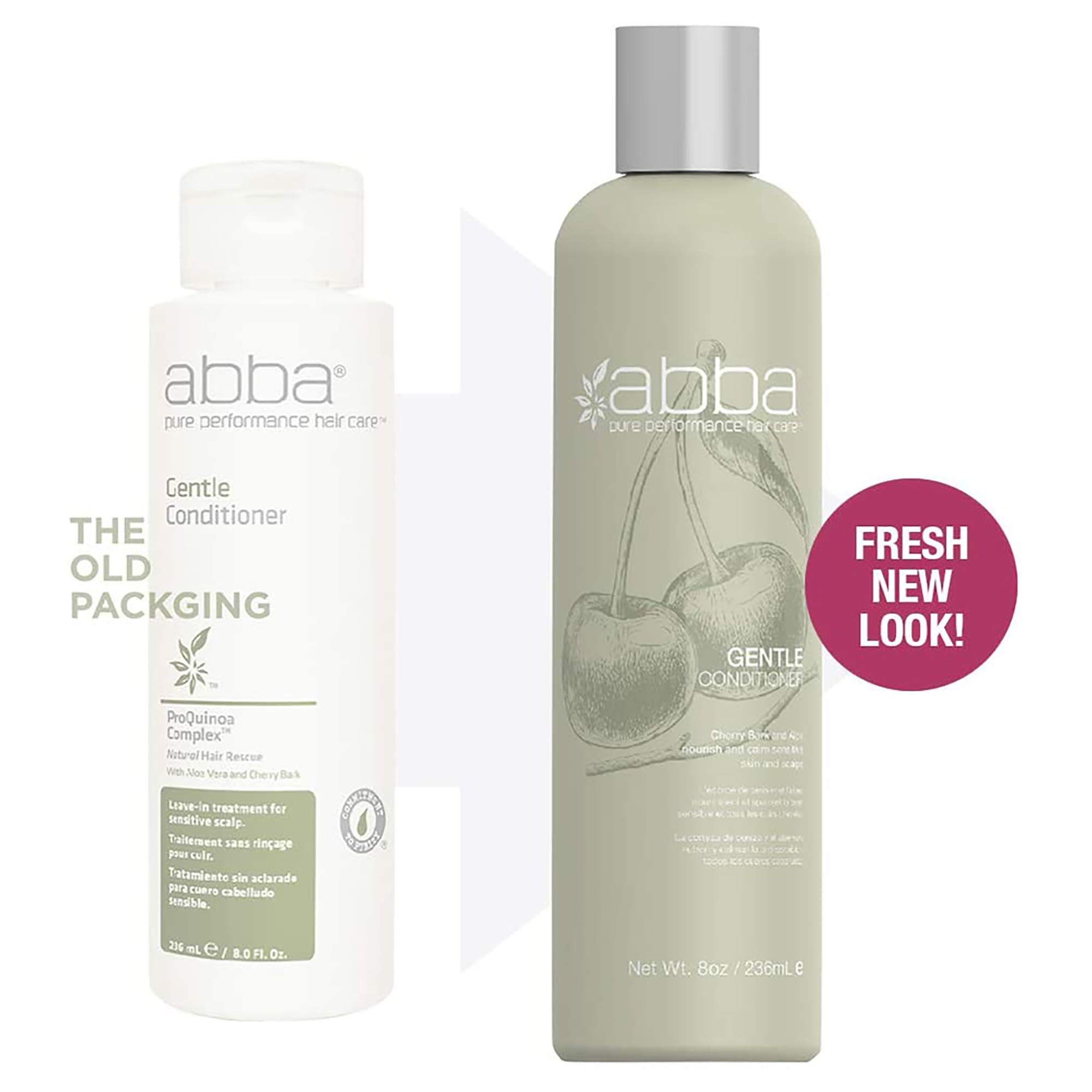 ABBA Gentle Conditioner, Cherry Bark & Aloe