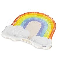 Funsicle 5 ft Rainbow FunSpray Kids Splash Mat with Sprayers For Above-Ground Pool