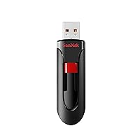 SanDisk 64GB Cruzer Glide USB 2.0 Flash Drive - SDCZ60-064G-B35, Black