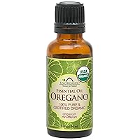 US Organic 100% Pure Oregano Essential Oil - USDA Certified Organic, Steam Distilled (30 ml)
