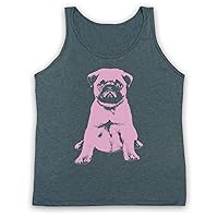 Men's Pug Dog Cute Tank Top Vest