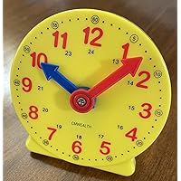Learning Clock for Kids, Student Learning Clocks Teaching Time 12/24 Hours Geared Clock 4+Years Seller