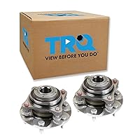TRQ Rear Wheel Hub Bearing Pair Set of 2 LH Left Driver RH Right Passenger Side Replacement Compatible with 2003-2021 Toyota 4Runner 2007-2014 FJ Cruiser 2005-2019 Tacoma RWD 515040 515203 4357060011