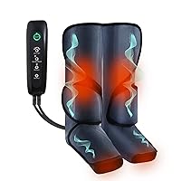 Leg Massager For Circulation And Pain Relief, Leg Compression Massager For Circulation,Leg Massager With Heat And Compression,Vibration Foot And Leg Massager For Circulation And Relaxation,Best Gifts