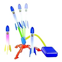 Light Up Air-Powered Stomp Rockets Designed for Children Ages 5+ Years, Multicolor (211802)