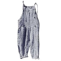SNKSDGM Women Rompers 2024 Summer Casual Oversized Athletic Jumpsuits Shorts Overall Round Neck T-Shirts Rompers Outfits