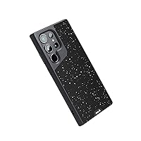 Mous for Samsung Galaxy S23 Ultra Case MagSafe Compatible - Limitless 5.0 - Speckled Black Fabric - Protective S23 Ultra Case - Shockproof Phone Cover