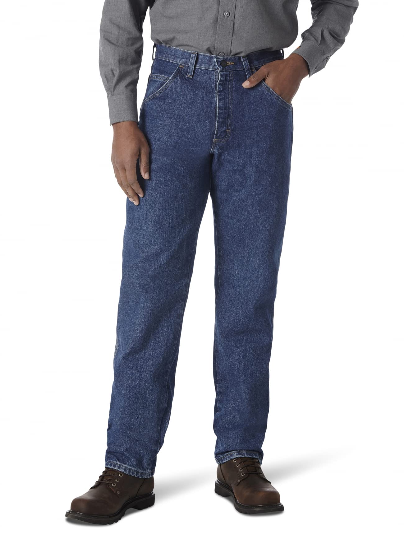 Wrangler Riggs Workwear Men's FR Flame Resistant Relaxed Fit Jean