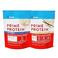 Equip Foods Prime Protein Powder Unflavored & Prime Protein Powder Vanilla