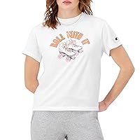 Champion Women'S Tshirt, Classic Graphic Tshirt Lightweight And Comfortable Tee For Women (Plus Size Available)