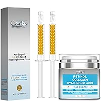CielaDerm Face Moisturizer Retinol Cream | 24K Gold Essence Barrier Repair Solution for under Eyes and Fine lines | Spa-Result Heavenly Gifts for -Birthdays, Valentine's Day, Mothers Day