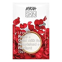 Nykaa Naturals Skin Secrets Bubble Sheet Mask, Rose and Goat Milk, 0.67 oz - Anti-Aging Sheet Face Mask - Nourishing, Moisturizing Face Sheet Mask