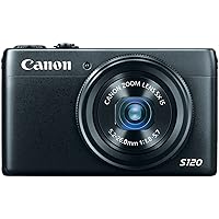 Canon PowerShot S120 Digital Camera w/ 12.1 MP 1/1.7 Inch Sensor & Wi-Fi Enabled Black