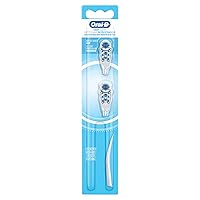 Oral-B Deep Clean Battery Powered Toothbrush Replacement Brush Heads Refill, Soft, 2 Count