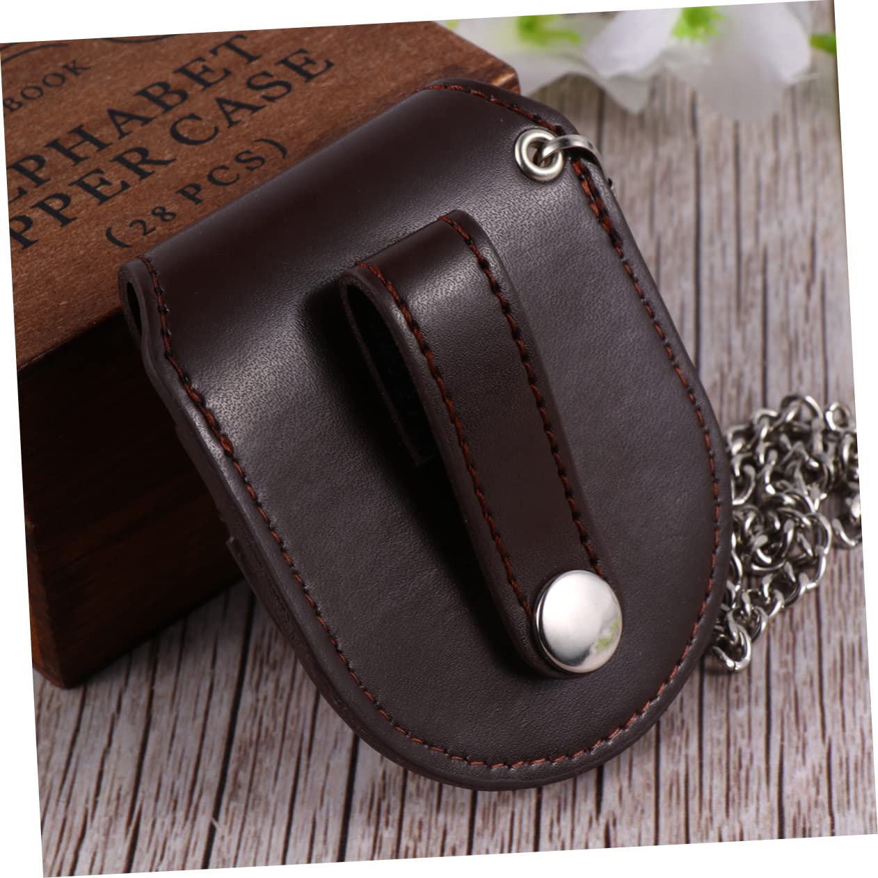 BESTOYARD 2pcs Small Leather Pouch Leather Watch Pouch Pocket Men Watches Waist Changes Bag Watch Cover Mens Watches Watch Travel Case Sleeve for Men's Watches Pocket Watch Storage Bags Man