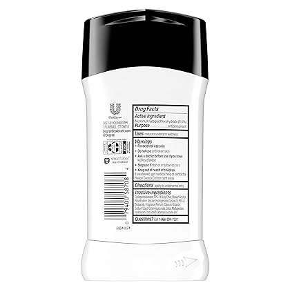 Degree Men UltraClear Antiperspirant Deodorant Black + White 72-Hour Sweat & Odor Protection Antiperspirant For Men With MotionSense Technology 2.7 Ounce (Pack of 4)