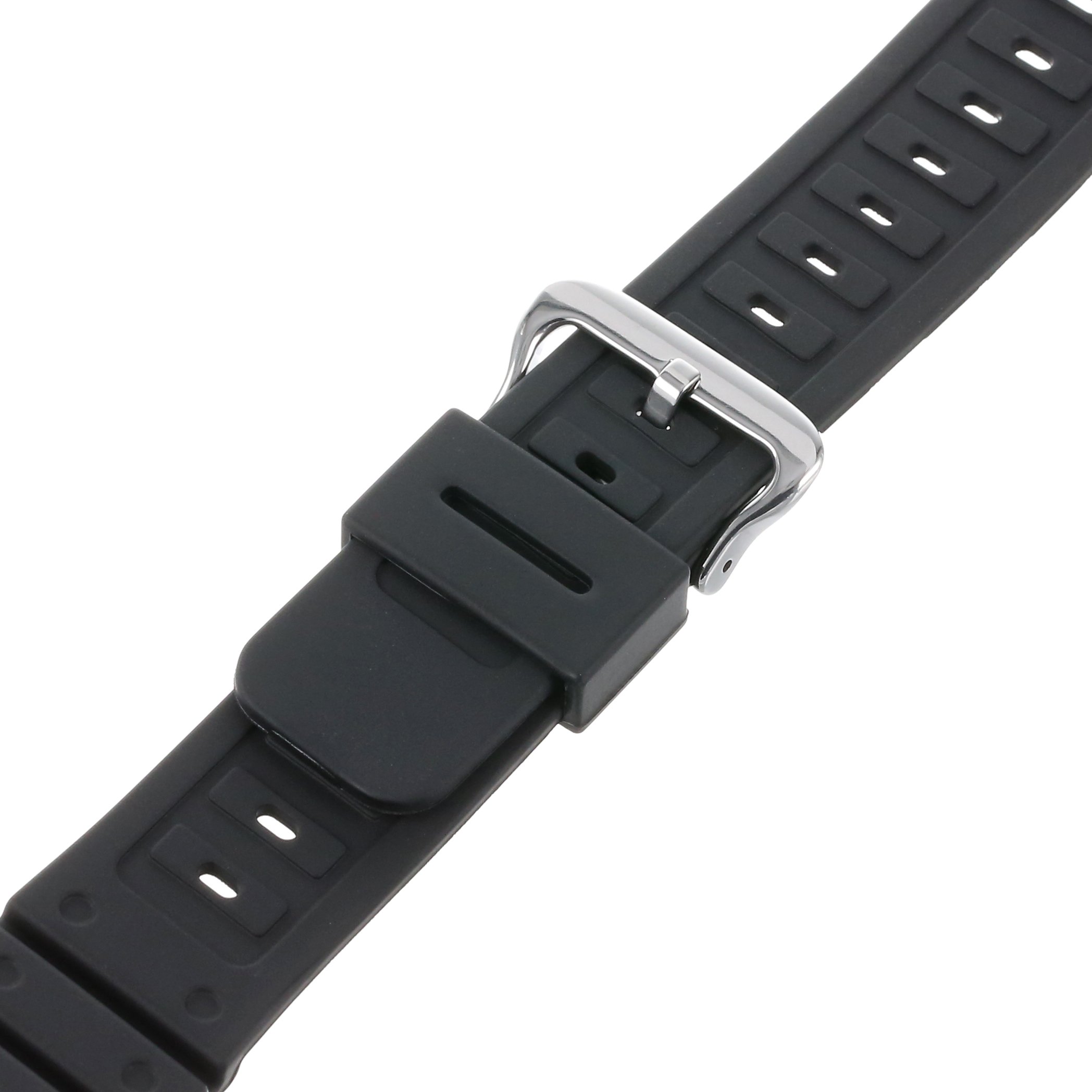 Timex Men's Q7B721 Resin Sport 18mm Black Replacement Watchband