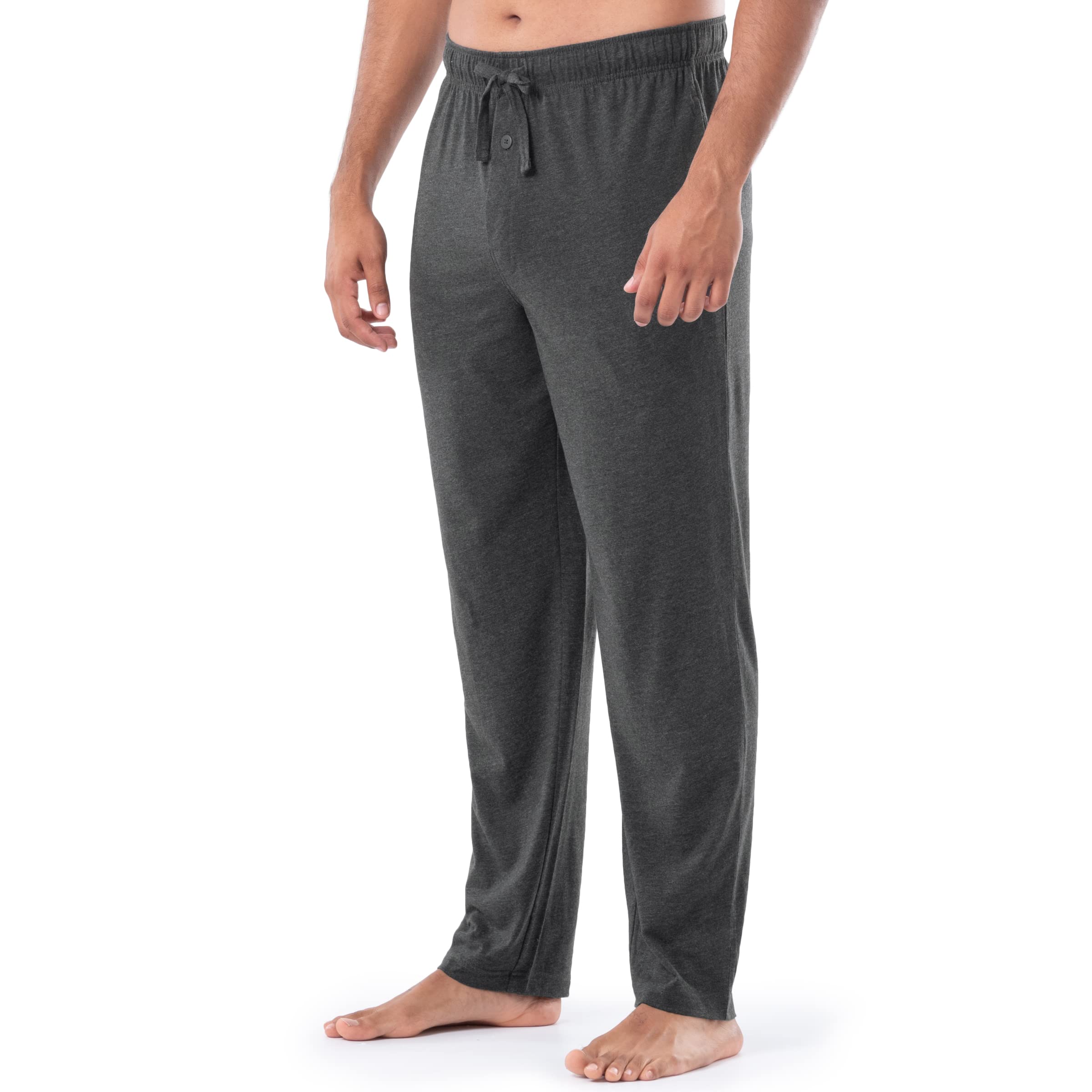 Fruit of the Loom Men's Extended Sizes Jersey Knit Sleep Pajama Lounge Pant (1 & 2 Packs)