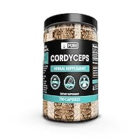 PURE ORIGINAL INGREDIENTS Cordyceps (730 Capsules) No Magnesium Or Rice Fillers, Always Pure, Lab Verified
