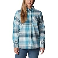 Columbia Women's Calico Basin Flannel Long Sleeve Shirt