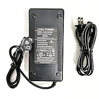 [Verified Fit] 67.2 Volt 3 Amp 3-Pin Battery Charger for 60V(16S) Lithium E-Bikes & Scooters, for CityCoco 1000W Fat Tire Scooter, MotoTec Fatboy and More