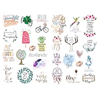Seasonstorm Colorful Bless Greeting Words Precut Aesthetic Scrapbook Collage Paper Journal Stickers Fancy Stationery Accessories Craft Art Supplies