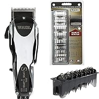 Wahl Professional Super Taper II Hair Clipper & Premium Black Cutting Guides #3171-500 - 1/8