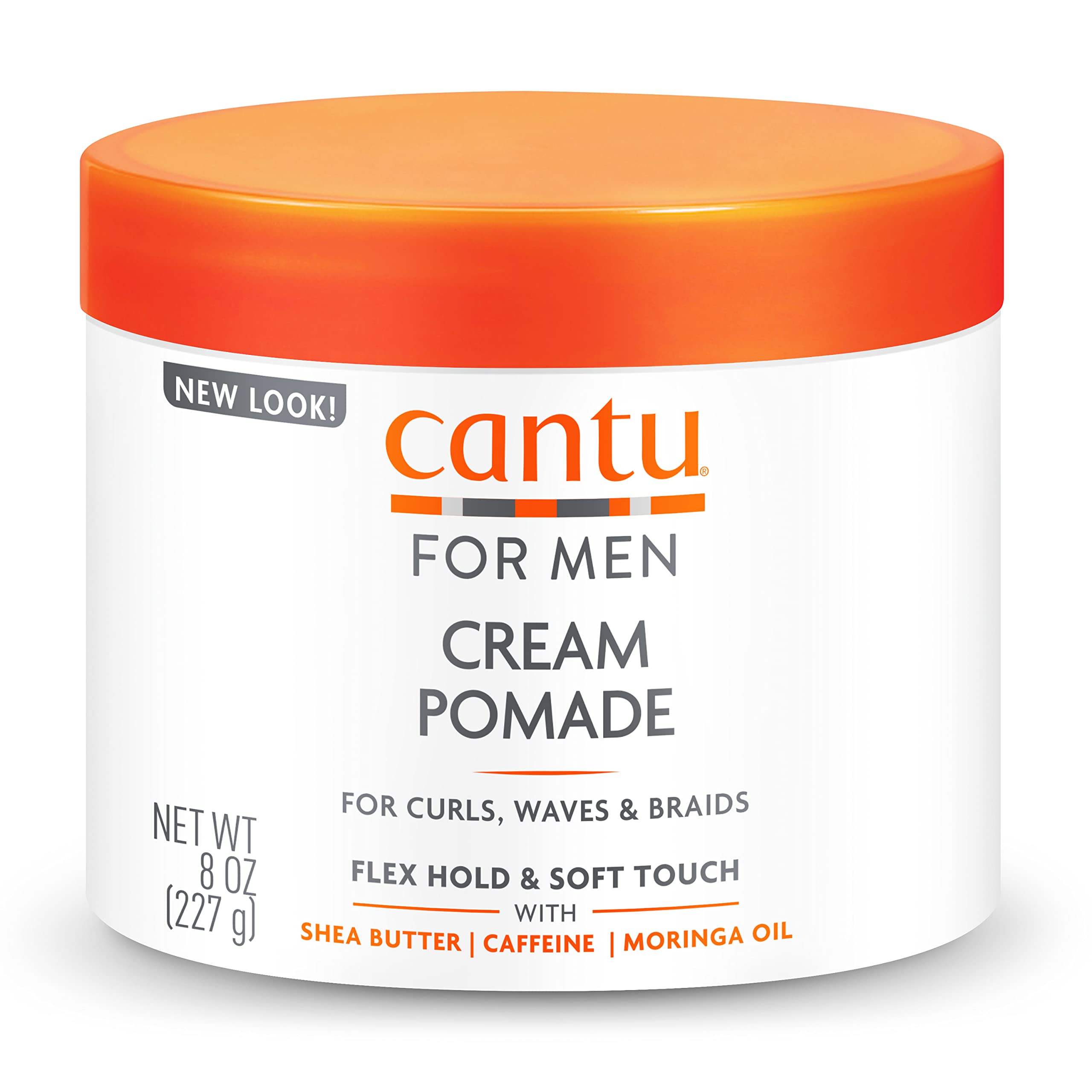 Cantu for Men Cream Pomade Flex Hold, 8 oz (Packaging May Vary)