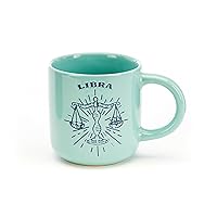 Giftcraft Coffee Mug, Astrology Gifts, 14oz Stoneware Ceramic Coffee Mug with Astrological Sign, Fun Gift for Friend, Novelty Coffee Mug with Star Sign, Astrology Gift Coffee Cup – Libra