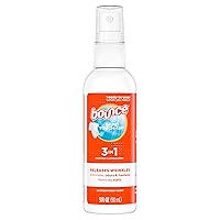 Bounce Anti Static Spray, 3 in 1 Anti Static & Instant Wrinkle Release, Odor Eliminator & Fabric Refresher, Rapid Touch Travel Spray (3 Oz, Pack of 1)